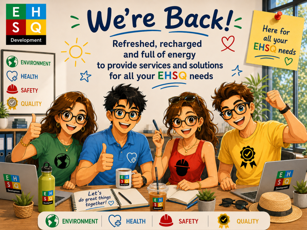 We're back from summer holidays 2026